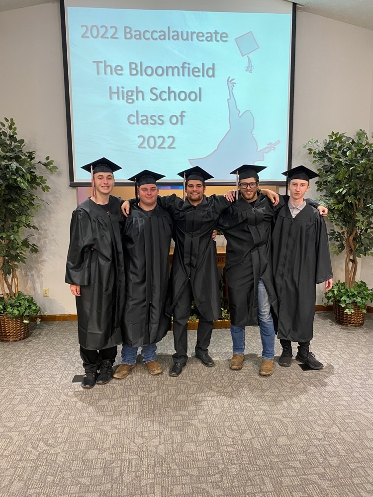 Bloomfield 2022 Boys at Baccalaureate
