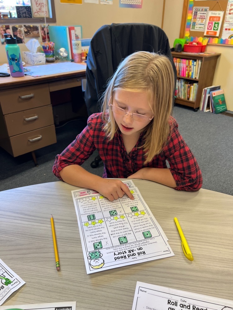 Roll and Read activity 